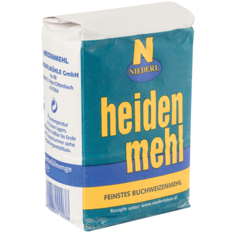 Niederl Heidenmehl 500 g Buchweizenmehl glutenfrei ballaststoffreich und naturbelassen
